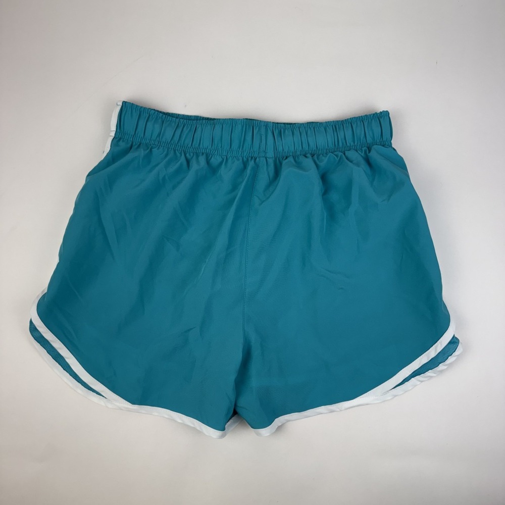 New Womens Nike Tempo Dri-FIT Mid-Rise Brief-Lined Teal Running Shorts Size S - Picture 3 of 3